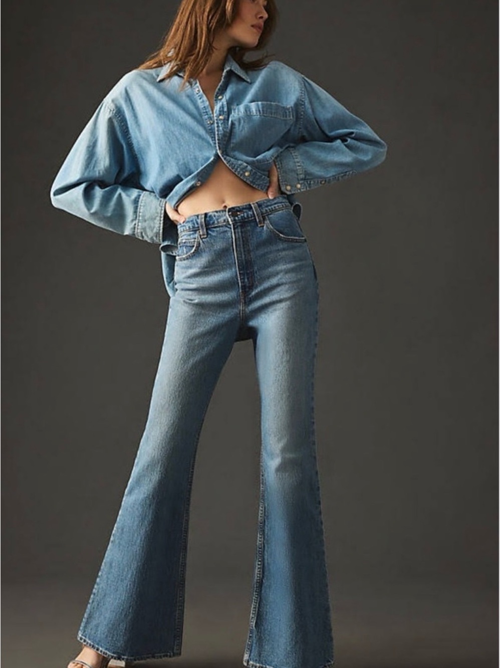Levis Premium Denim 70s high flare high waisted jeans size 27. NWOT